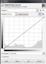 Gimp Basic Color Curves