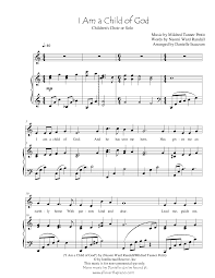 I Am A Child Of God By Danielle Isaacson Primary Children Primary Solo Vocal Solo Hymn Music Lds Music Choir Music