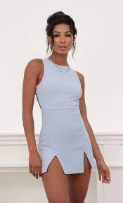 Ted on ssessions lisa 018; Party Dresses Violette Open Back Tank Dress In Blue
