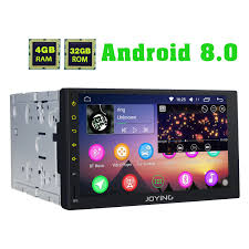 Joying 7 Inch 2 Din Full Touch Screen Car Radio Android Auto Head Unit With Android 8 0 4gbram System Support Navigation Bluetooth Af Fm Radio Wifi Autoradio
