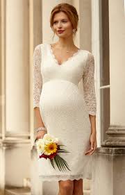 Chloe Lace Maternity Wedding Dress Ivory Maternity Wedding Dresses Evening Wear And Party Clothes By Tiffany Rose Dk