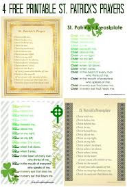 4 Free Printable St Patrick S Breastplate Prayers Print One Of These St Patrick S Prayers Out And Frame I St Patrick Prayer St Patrick S Day Trivia Prayers