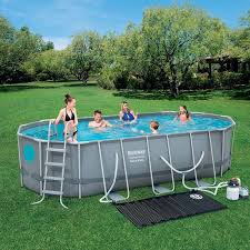 Costco Bestway Alberca Ovalada Con Armazon De Metal Albercas Calefaccion Solar Calentador De Agua Solar
