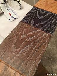 Today it's evolved into a purely decorative treatment, with less caustic liming wax lending hardwoods, such as oak and ash, that faded, aged appearance. How To Dye Wood And Use Lime Wax To Finish Oak Oak Furniture Cerused Wood Staining Wood