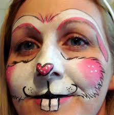 Einfache vorlage zum kinder schminken gesucht? Hasengesicht Schminken 55 Verbluffende Ideen Archzine Net