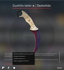 Plantillas de cuchillos de csgo. Selling 695 Talon Knife Fade Fn Really Good Float Epicnpc Marketplace