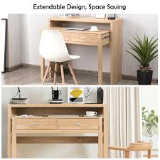 Pc table computer desk writing desk reclaimed wood media console pertaining to dream. Home Office Desks Computer Desk Extendable Pc Laptop Writing Study Console Table Home Garden