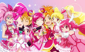 pink precures pretty cure magical girl anime anime
