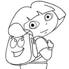 You can now print this beautiful tv dora coloring page or color online for free. Dora Coloring Pages Free Printables Momjunction