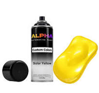 Single Spray Can Solar Yellow Spray Can Midcoat