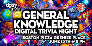 St. Albert: BP's Grenier - General Knowledge Trivia Night