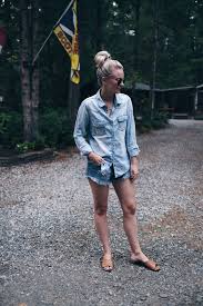 5 outfit ideas for girls and guys; 5 Camping Outfit Ideas Andrea Clare Camping Outfits Summer Camping Outfits Glamping Outfit