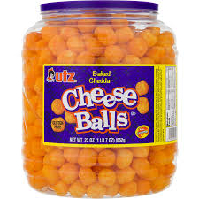 Utz Cheese Balls Cheddar 23 Oz Barrel Walmart Com Cheese Ball Food Cheese Flavor