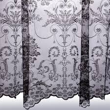 lace victorian curtains in black from
