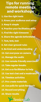 Be adequately ventilated and where necessary have local exhaust ventilation; A Guide To Facilitating Virtual Workshops And Online Meetings Sessionlab