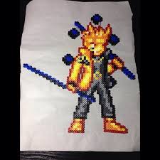 Sage Of The Six Paths Naruto By Philthyturtle Perles Hama Pinterest Naruto Perler Beads And Beads