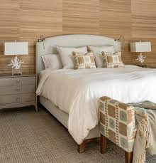 A big fan of having the grapevine leaves around my headboard. Neutral White Beige Coastal Bedrooms With A Modern Flair Coastal Decor Ideas Interior Design Diy Shopping