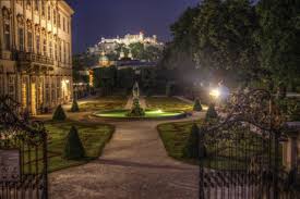 Mirabell Gardens At Night Almost Magical Salzburg Travel Guide Salzburg Travel Dream Travel Destinations