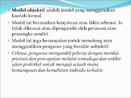 Disiplin berasal dari bahas alatin disciplina yang berarti latihan atau pendidikan kesopanan dan kerohanian serta pengembangan tabiat. Model Kelakuan Organisasi Definisi Model Satu Contoh Yang
