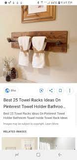 The perfect area would be under the sink and installing a towel bar under the sink makes a perfect trash bag holder. Wood Towel Rack Ideas On Foter