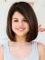Round Face Straight Short Hair With Bangs