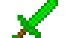 Do You Like My Sword Sword Sword My Emerald Sword Its Amazing Minecraft Printables Minecraft Pixel Art Minecraft Toys