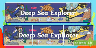 Tape measure metal measuring tape, yellow, feet and centimeters,10. Deep Sea Explorer Role Play Banner