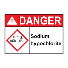 The ground state electronic configuration of neutral sodium is  ne . Ansi Ghs Sodium Hypochlorite Sign With Symbol Ade 38814