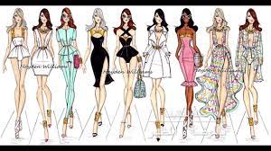 رسم المانيكان الدرس ٦ الشعر fashion model sketch fashion illustration fashion design sketches