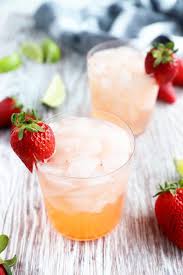For 1 light margarita, i will use 2 tablespoons orange juice, 1/2 tablespoon both lemon and lime juices, 1 ounce of tequila, and then top the cocktail off with soda water for some sparkle. Strawberry Tequila Fizz Cocktail Recipe Cake N Knife