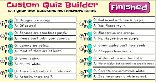 Here's a live example of a true or false trivia quiz, try. C Est Vs Il Est Quiz