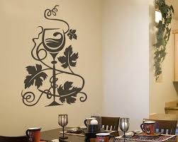 Sticker Mural Cuisine Sticker Verre De Vin Design 2 Decorations Murales Par Decofrance59 Stickers Muraux Decoration Murale Cuisines Design
