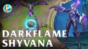Darkflame Shyvana Splashart Wild Rift Rshyvanamains - Mobile Legends
