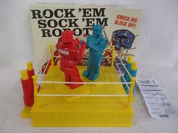 Rockem Sockem Robots with Box Rock Sock Em Toy - shopgoodwill.com