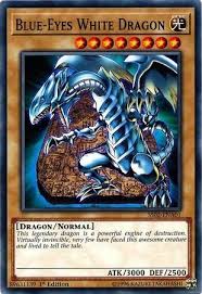 Yu Gi Oh Blue Eyes White Dragon Ss02 Ena01 Common 1st Edition Speed Duel Decks Duelists Of Tomorrow White Dragon Yugioh Dragons Yugioh