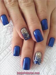 Maybe you would like to learn more about one of these? 34 Ideas De Unas Azul Marino Unas Azules Manicura De Unas Unas Azul Marino