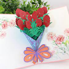 So you found a great card for mom that you know will make her smile, and you want to add the personal touch of a thoughtful, meaningful message. New Design 3d Handmade Paper Cut Mother Birthday Show Love To Mom Red Carnation Paper Invitation Greeting Card Mother S Day Gift Cards Invitations Aliexpress