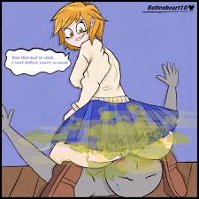 Rottenheart10 🔞 on X: commission finished x3! this time is maggie im not  the owner but i love her design! such a nice school bully girl! cartoon  fart farts bullying facesitting fartsniffing 