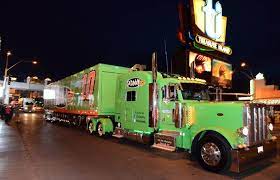 Nascar hauler parade returns to las vegas strip las vegas review. Photos The Nascar Hauler Parade Takes Over The Las Vegas Strip Haute Living