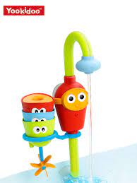 <p>automatic play spout attaches to the tub and offers so many ways to play! Buy Yookidoo Flow N Fill Spout Baby Bath Toy Rattle Drums At Jolly Chic
