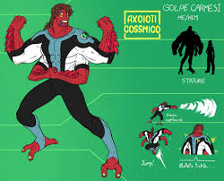 Axolotl-Cossmico ⨂ on X: Continuing with Aaron13s aliens, now his  tetramand form. Male tetramands are half as strong as females, but instead  are more resistant and develop spikes with age to protect