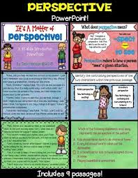 Point Of View Powerpoint Identifying Different Perspectives Distance Learning Authors Perspective Perspective Lessons Authors Viewpoint