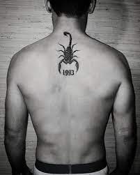 Scorpion Tattoo Back Scorpion Tattoo Cool Small Tattoos Scorpion Tattoo Small Tattoos For Guys