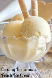 No Better Way To Battle The Summer Heat Then With A Creamy Delicious Homemade Fresh Peach Ice C Peach Ice Cream Homemade Peach Ice Cream Peach Ice Cream Recipe