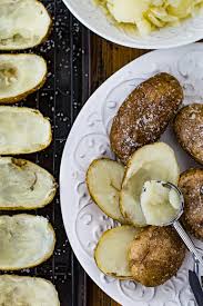 If you enjoy baked potatoes from your favorite steakhouse restaurants, you will recall they have a crispy skin with a soft fluffy inside. Crispy Loaded Potato Skins Baked In The Oven Linger