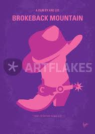 4 or more for $17.00/ea. No369 My Brokeback Mountain Minimal Movie Poster Graphic Illustration Art Prints And Posters By Chungkong Artflakes Com