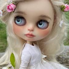 Custom Bythe Doll. Art Doll. Alice in Wonderland Inspired. Blonde Blythe.