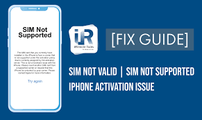 Apps and functions that require mobile service won't work unt. Sim Not Valid Iphone Activation Issue Fix Guide