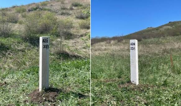 Tarixdə ilk - sərhəddə demarkasiya dirəyinin yaratdığı yeni situasiya