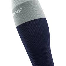 Cep Hiking Light Merino Compression Socks For Women Marineblue Grey Bike24
